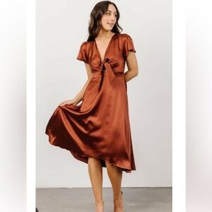 Baltic Born NWT satin wrap front dress woman’s XXXL